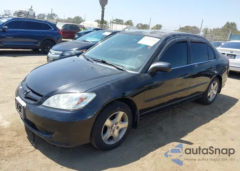 2005 Honda Civic Lx из США, поврежденный, VIN JHMES16575S001813